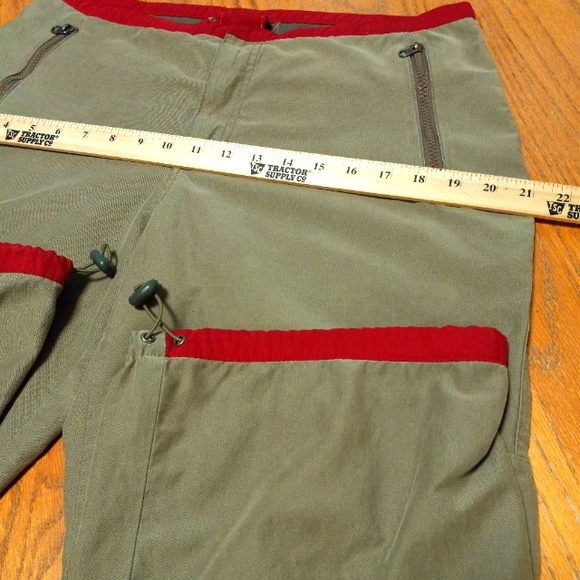 Vintage Y2K Abercrombie & Fitch Cargo Pants Green  Women's Size 12 - Picture 10 of 16